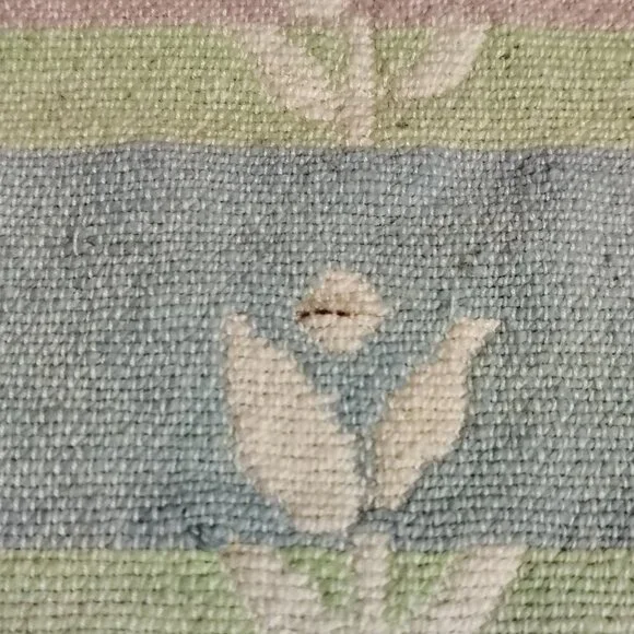 Vintage Pastel Colored Flower Reversible Placemats Set Of Five - Picture 10 of 12